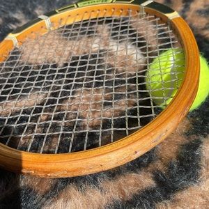 Tennis Racquet - Davis Vintage Wooden Tennis Racquet - TAD Professional